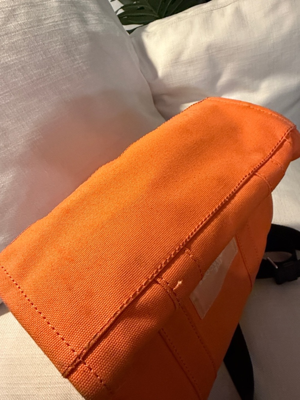Marc Jacobs Orange Canvas 'The Tote Bag' Shoulder Tote - Picture 8 of 8